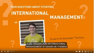 International Management Student Ambassador
