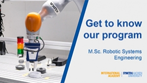 Find out more about Robotic Systems at RWTH Aachen University!