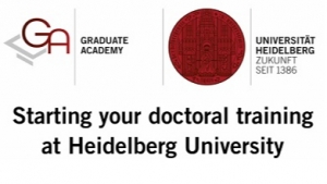 Starting Your Doctoral Training at Heidelberg University