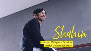 Shahin studies MA Religious Studies at the University of Erfurt