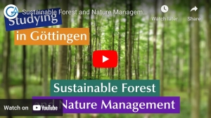 Sustainable Forest and Nature Management: Welcome to SUFONAMA, Welcome to Göttingen