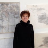 Nanne Meyer in ihrem Atelier (Berlin, Januar 2014)  