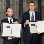 Träger des Mittner-Preises 2015 (v. l.): Riccardo Omodei Salè und Alberto De Franceschi