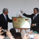 Bundespräsident Joachim Gauck (links) und sein türkischer Amtskollege Professor Abdullah Gül.