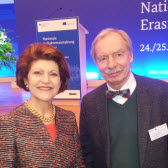 Siegbert Wuttig mit EU-Bildungskommissarin Androulla Vassiliou.